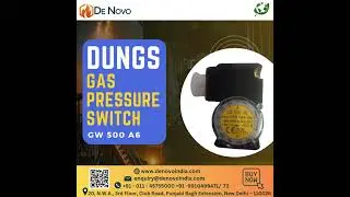 Dungs Gas Pressure Switch &ndash; GW 500 A6 | De Novo | #enviromentallyfriendly