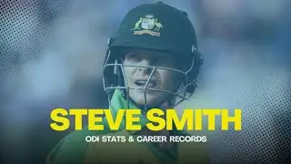STEVE SMITH &ndash; ODI Genius | Career Stats, Records & Hidden Impact Revealed