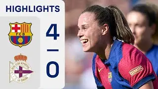 FC BARCELONA 4 - 0 DEPORTIVO ABANCA | RESUMEN LIGA F