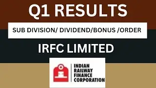Irfc Q1 Results 2026 | Irfc Results Today | Irfc Share Latest News