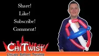 Fourth of July Balloon Shield Instructions  | ChiTwist Chicago Balloon Twisting