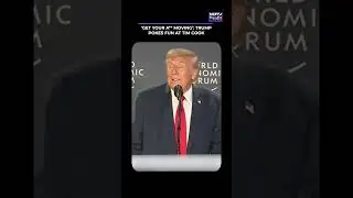 'Get Your A** Moving' | Trump Pokes Tim Cook #wef2026 #trump