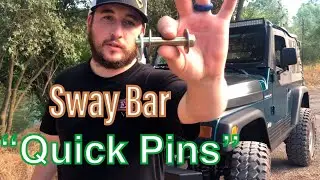 $20 DIY Jeep Sway Bar DISCONNECT Link Pins Jeep Wrangler TJ JK LJ XJ Better Articulation & Traction