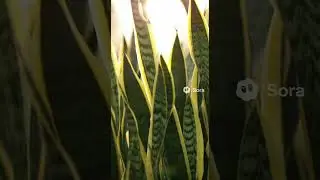 Sansevieria trifasciata &lsquo;Laurentii&rsquo; Close-Up | Snake Plant Growth