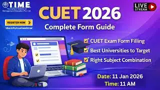 FREE CUET 2026 Webinar🎓 CUET 2026 &ndash; Complete Form Guide!