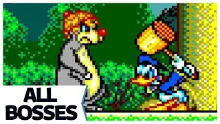 Donald Duck: The Lucky Dime Caper - ALL BOSSES (No Damage) + Ending // Sega Master System