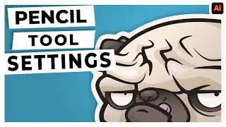 Pencil Tool Settings for Adobe Illustrator