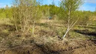 Первые работы на участке 2023