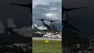 &ldquo;V-22 Osprey Tiltrotor Landing SHOCKS Viewers! 🚁⚙️ Next-Gen Military Tech in Action #technology &rdquo;
