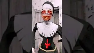 COLLECTING MASK PIECES |EVIL NUN😂| #short #shorts #youtubeshorts