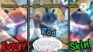 Horror Brawl - Every rod skin! (Common, rare, epic, legendary & mythic)