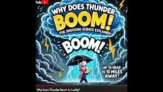 Why Does Thunder BOOM So Loudly? ⚡ The Shocking Science Explained!