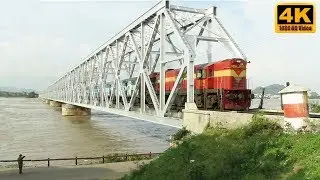 Heavy Flood Water in Krishna River | Back to Back Trains K1 K2 K3 Railway Bridges | Indian Railways