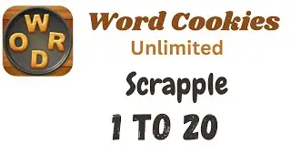 Word Cookies Scrapple Answers [1 to 20 Levels] | Under Unlimited Category