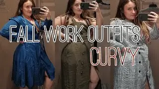 Size 14- Professional Work outfits for fall haul. (curvy/plussize)