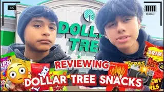 😂REVIEWING DOLLAR TREE SNACKS!😭(PT1)