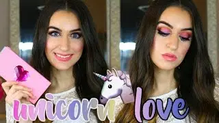 MAKEUP REVOLUTION UNICORN LOVE PALETTE REVIEW + TUTORIAL!!