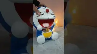 Cutest DIY!|| Money bank #doraemon #Doeaemonatmbank #piggybank #shorts