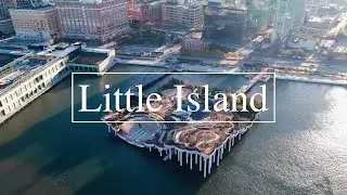 Little Island (Pier 55) NYC Drone