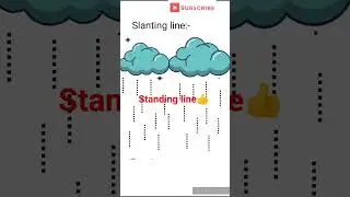 Standing Line&sleeping line. #standingline #strokes #sleepingline #curve #slantingline.