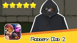 Robbery Bob 2 Hauntington Level #08 Walkthrough Black Hood Suit Recommend index five stars