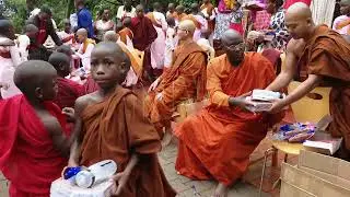 Buddhist event in Entebbe ends with school supplies