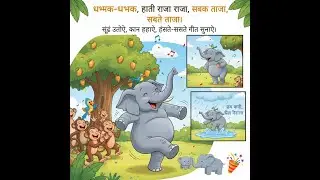 🐘 हाथी बच्चा | Kids Funny Song in Hindi |