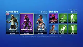 Fortnite item shop new TOXIC TAGGER skin