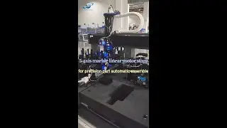 5-Axis Marble Linear Motor Motion Control Stage For Precision Part Automatic Assemble Machine
