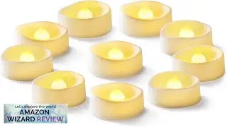 Homemory 12-Pack Flameless LED Tea Lights Candles Battery Operated 200+Hour Fake Electric Review