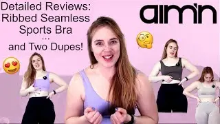 Detailed Reviews | Aim'n Ribbed Seamless Sports Bra | All You Need To Know Ft. Some Dupes