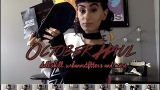 October Haul (Feat: KillStar, Urban Outfitters & More)  | TheRealCryBaby