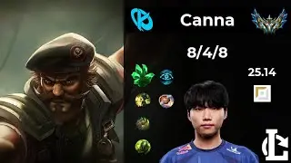 Gangplank TOP - KC Canna | Patch 25.14 EUW Challenger