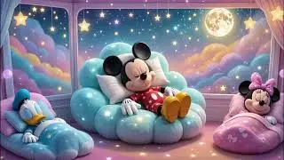 Mickey, Minnie & Donald Fall Asleep in Minutes 🐭🦆💤 | Gentle Lullabies for Baby Sleep