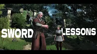 Sword Lessons with Rosa var Attre | Geralt of Rivia | Est Tayiar | Redania | The Witcher 3 | 4K