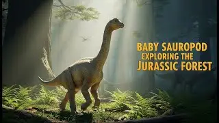 Baby Sauropod Exploring the Jurassic Forest | Stunning Cinematic Prehistoric Dinosaur Adventure
