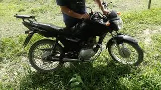 Fan 125 2014 cortando giro com escape Torbal Floripa  com cdi original
