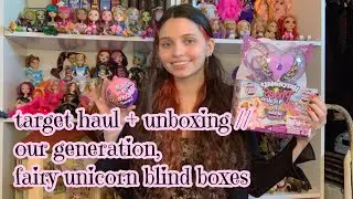 target haul + unboxing // our generation, fairy unicorn blind boxes