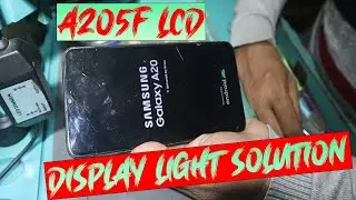Samsung A205f A20 Display light problem।।shaboz