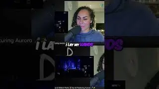 I love Aurora's angelic, ethereal voice! 😍 #aurora #musicreaction #reaction #vocalcoach #singer