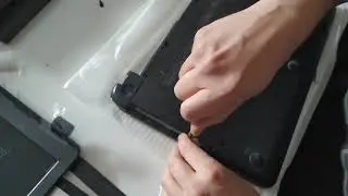 HP notebook sökülmesi menteşe kapak ssd değişimi fan temizliği sökme işlemi HP hinge repair