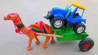 DIY Mini Camel Cart | Wooden Stick Craft | Loaded by Mini Tractor
