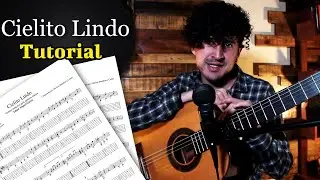 Cielito lindo en guitarra sola - Tutorial