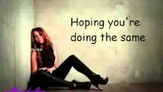 Miley Cyrus - Stay (Lyrics).flv