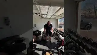 Nick Best Challenges Trey Mitchell to Stiff-Legged Dumbbell Deadlifts!  #Strongman