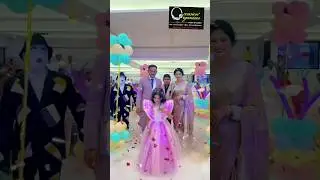 Baby girl grand Entry #explorepage #event  #shortvideo #birthday #cakecutting #trending