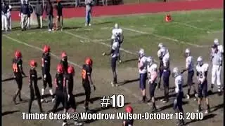 WOODROW WILSON TOUCHDOWN KING- (WR) TJ CHAMBLISS