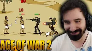 AGE OF WAR 2 ALE TO WERSJA TELEFONICZNA *MAX POZIOM TRUDNOŚCI 😱*
