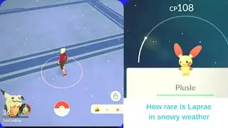 Snowy weather Pokemon Go
