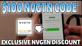 NVGTN Discount Codes 2023 | Use THIS Promo Code to get $100 OFF your NVGTN Order!